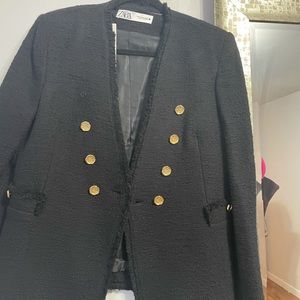 Great tweed black Blazer.